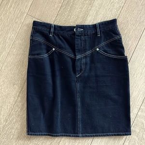 Isabel Marant Black Denim skirt
